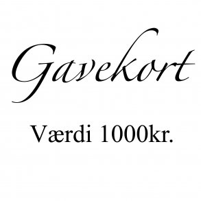 Gavekort 1000 kr.