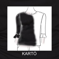 Emma bluse DIY - Sort