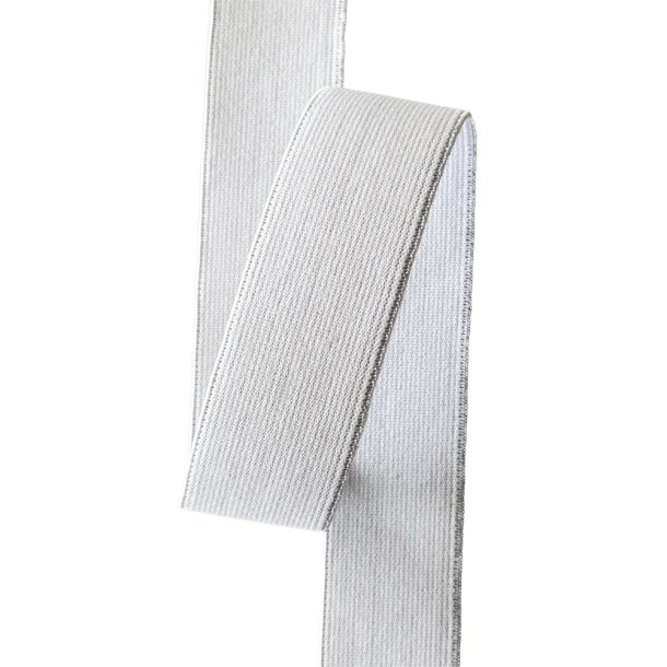 Elastik 4 meter  - Hvid