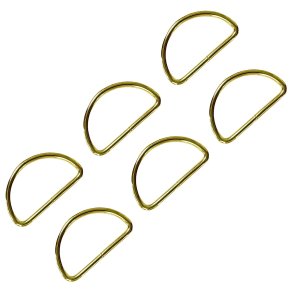D-ringe 38 mm - Guld