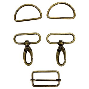 Hardware st til tasker - Antik messing
