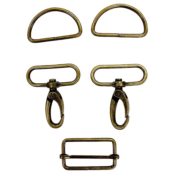 Hardware st til tasker - Antik messing