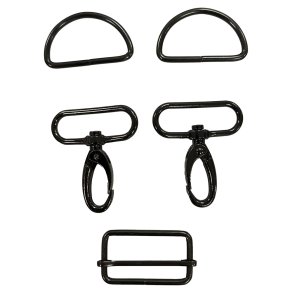 Hardware st til tasker - Gun metal