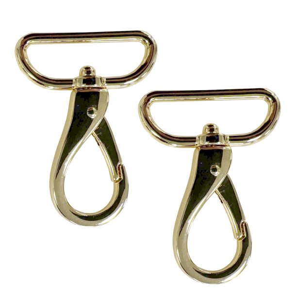 Karabinhager 38 mm - Guld