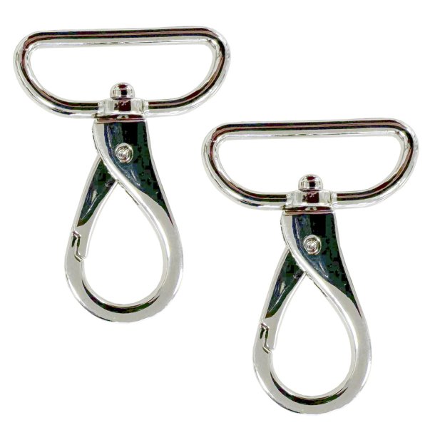 Karabinhager 38 mm - Slv