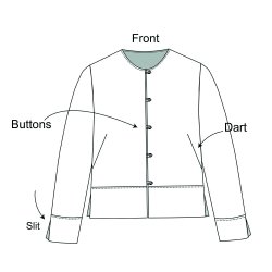 Vera Reversible Jacket  Sewing Pattern