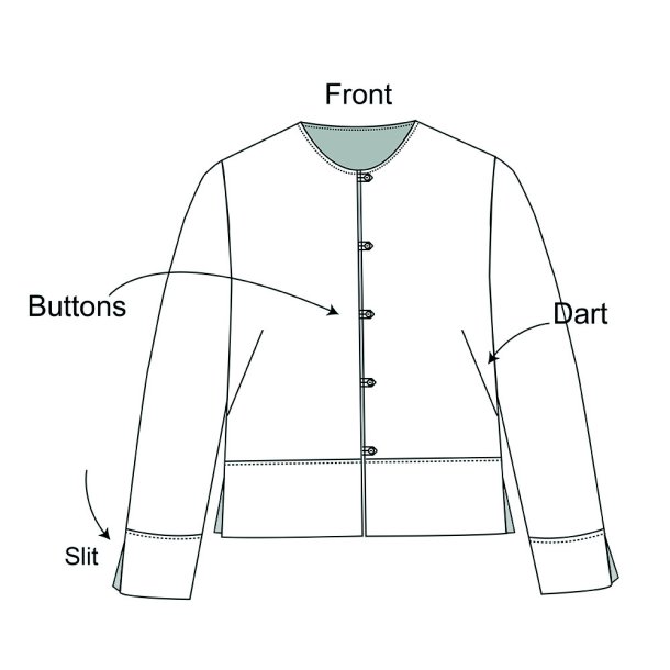 Vera Reversible Jacket  Sewing Pattern