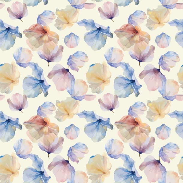 Light &amp; Lush Viscose - Stort blomstermnster