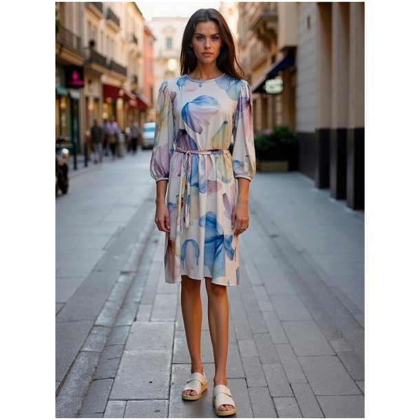 Light &amp; Lush Viscose - Stort blomsterm�nster