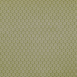 Smblomstret bomuld - Khakigrn