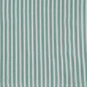 Stribet bomuld - Stvet grn - Hvid 