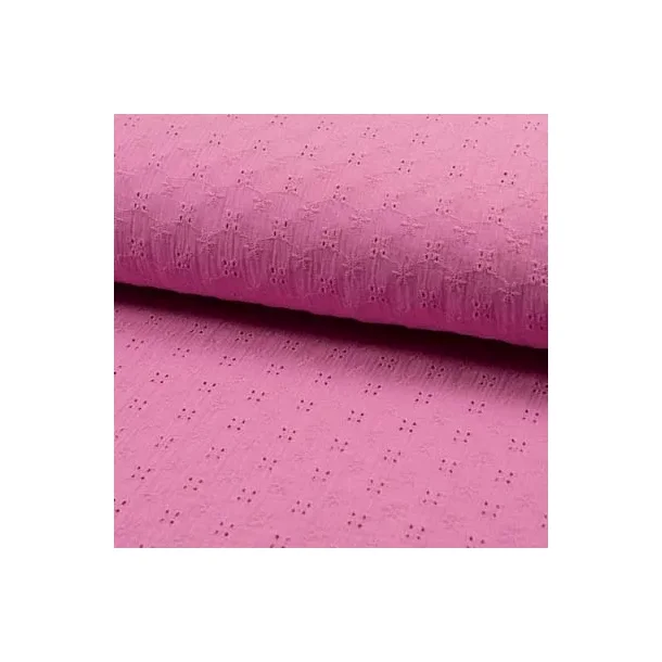 Muslin broderi - Pink