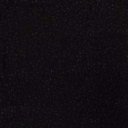 Muslin med guld - Sort