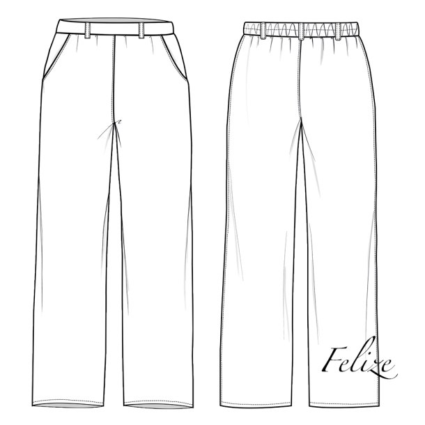 Felize Trousers � Paper Sewing Pattern