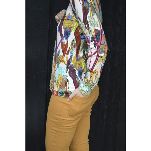 Bomulds twill - Okkergul