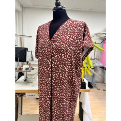 Fastv�vet viscose twill - Bordeaux leo