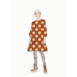 Light &amp; Lush - Viscose Fabric with Polka Dots