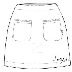 Sonja Skirt  Sewing Pattern