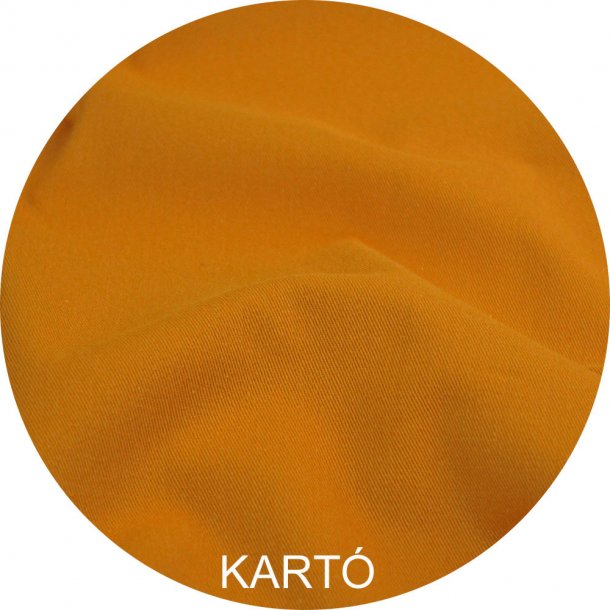 Bomulds twill - Okkergul