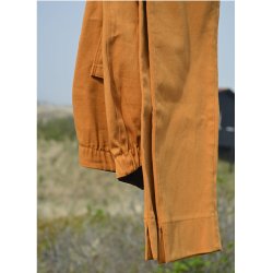 Bomulds twill - Okkergul