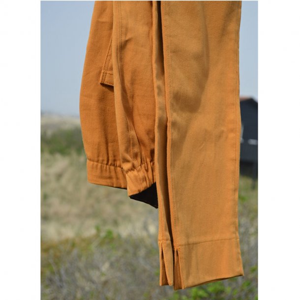 Bomulds twill - Okkergul