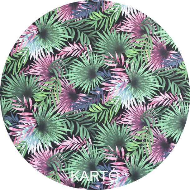 Bengaline Palme mnster - Sort