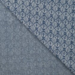 Bl� chambray med fint m�nster