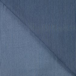 M�lkedrenge stribet denim - M�rkebl�