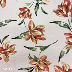 Hr/viscose - Store blomster