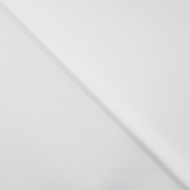 Bomulds poplin - Hvid