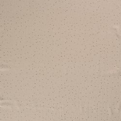 Muslin med guld - Beige