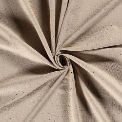 Muslin med guld - Beige