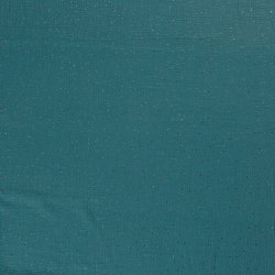 Muslin med guld - Petrol