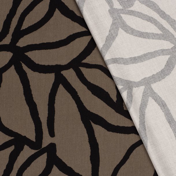 Viscose - Brun m. sort