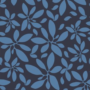 Light & Lush Viscose -  grafisk blomster print 