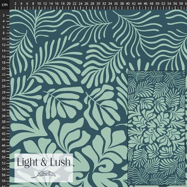Light &Lush Viscose - Gr�nne Blade i Rapport