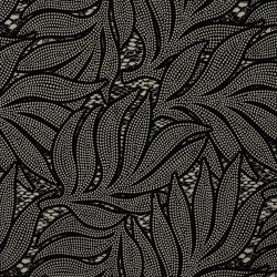 EcoVero Viscose Twill � Bladprint med prikker 