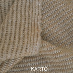 Grov uld strik- Sand