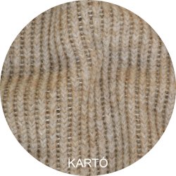 Grov uld strik- Sand