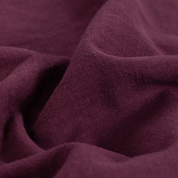 Stonewashed H�r - Bordeaux