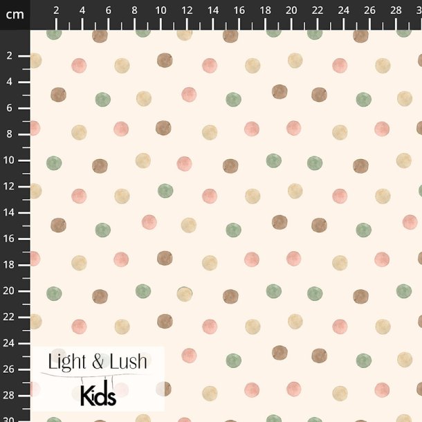 Light &Lush poplin - Sm� prikker