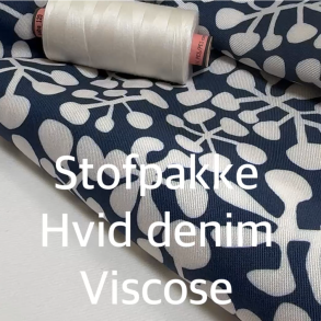 Stofpakke - Denim og Viscose
