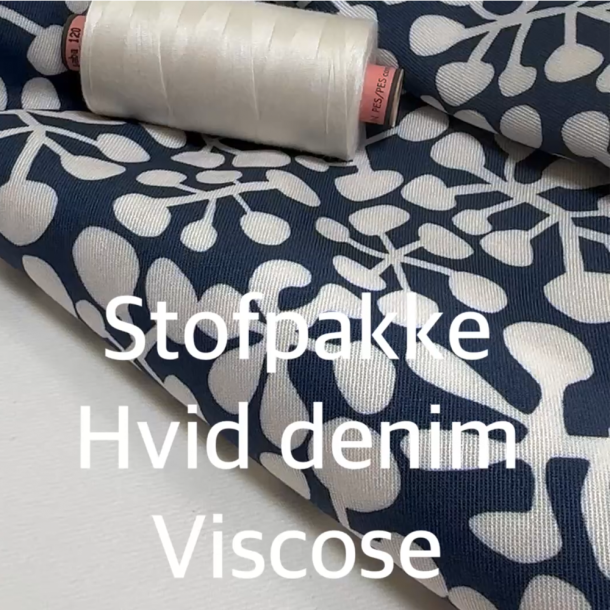 Stofpakke - Denim og Viscose