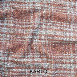 Ternet uld - rust-sand