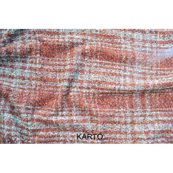 Ternet uld - rust-sand