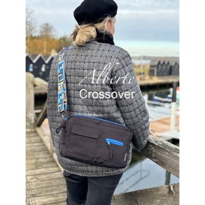 Alberte crossover DIY - Sort med coboltbl