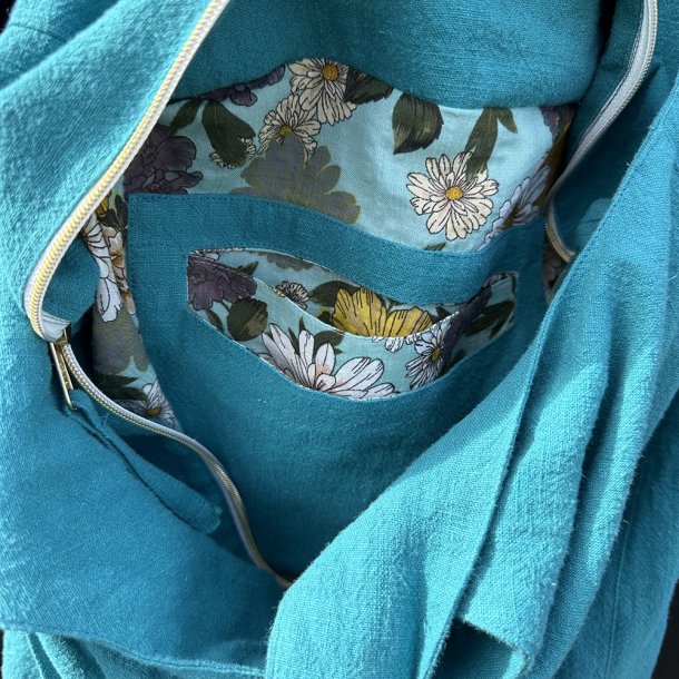 Clara tote bag - Petrol Hr