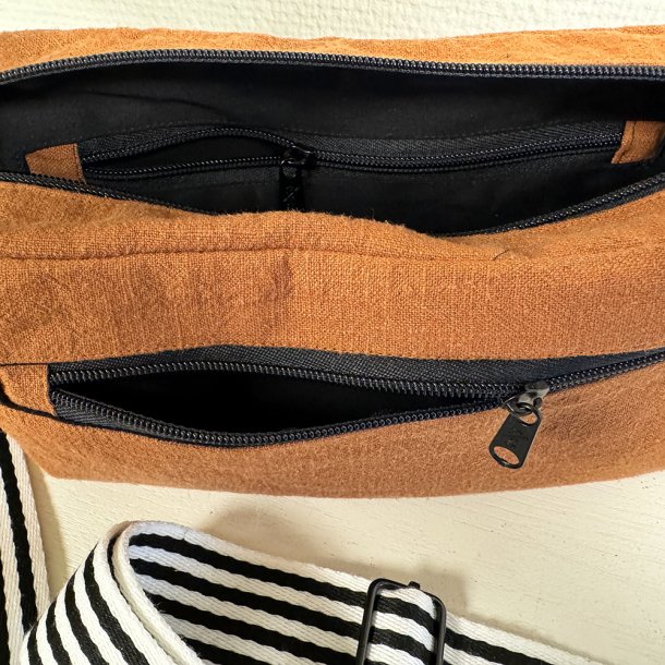 Coco crossbody taske DIY - Rustfarvet hr
