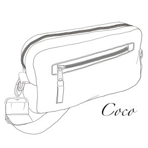 Coco crossover taske snitmnster