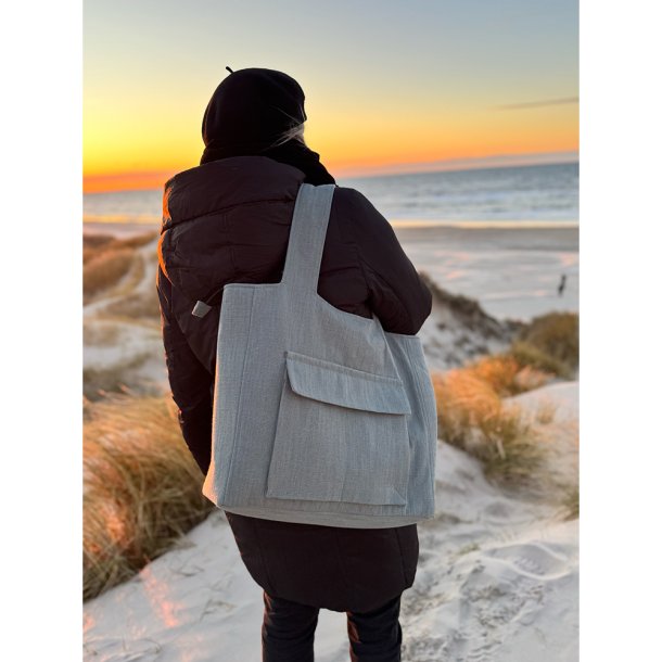 Sille skuldertaske DIY - Dusty mint